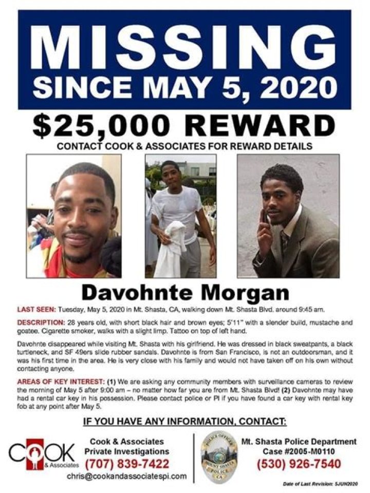 Davohnte Morgan Missing Update: Age, Girlfriend, Parents