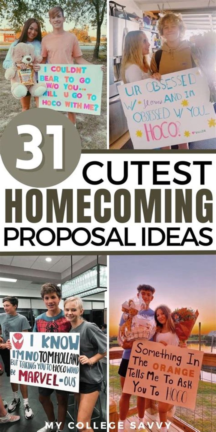 These 7 homecoming proposals will make you swoon